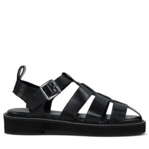 Floyd Black Fisherman Sandals